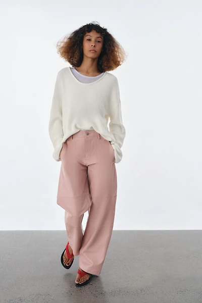 100% LEATHER PANTS ZW COLLECTION LIMITED EDITION