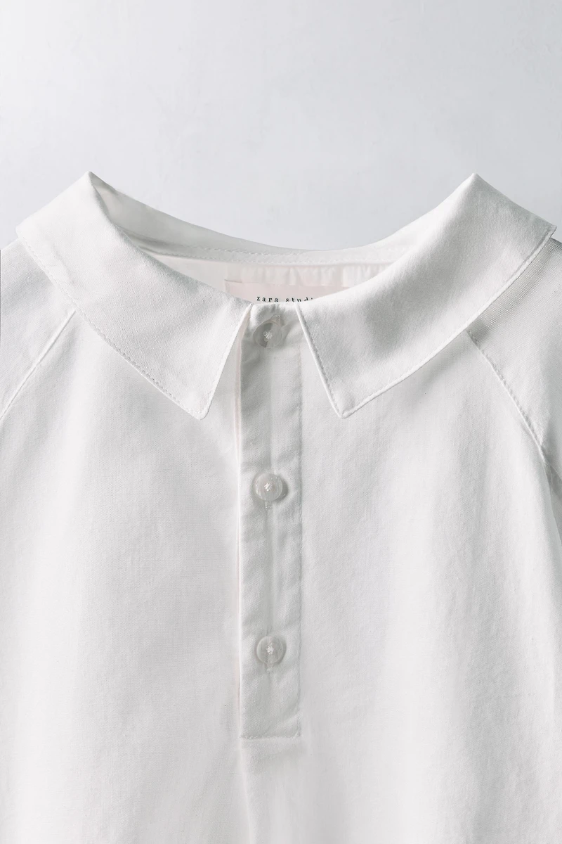 6-10 ANS/ CHEMISE COL EN POINTE LIMITED EDITION