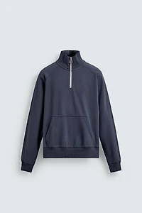 SWEAT COL ZIPPÉ