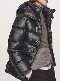 Doudoune shiny déperlante