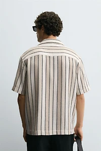 CHEMISE JACQUARD GÉOMÉTRIQUE