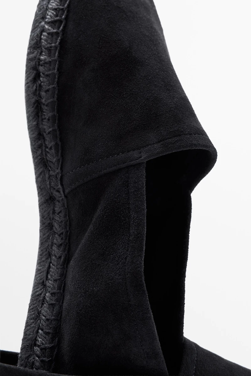 Espadrille en cuir