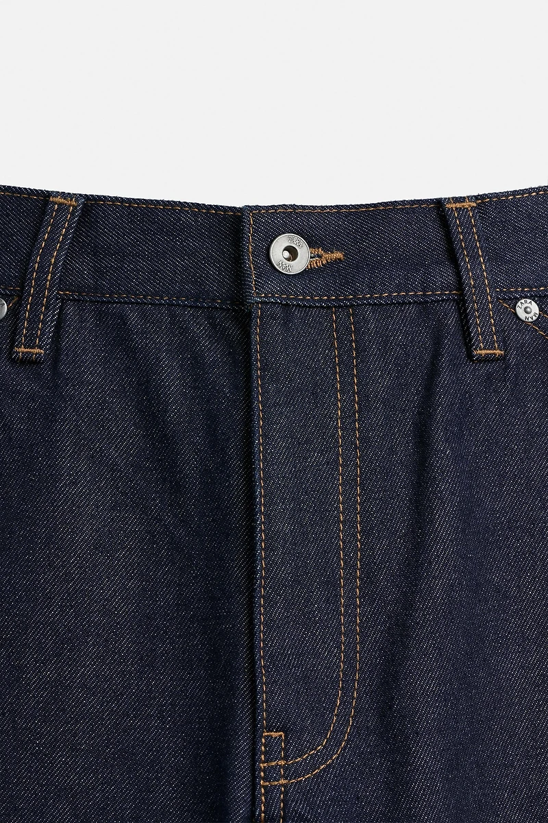 BERMUDA DENIM COUPE AMPLE SURPIQÛRES