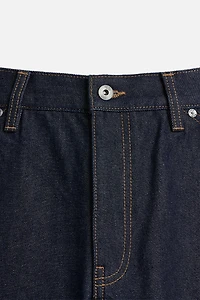 BERMUDA DENIM COUPE AMPLE SURPIQÛRES
