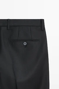 100% wool suit pants