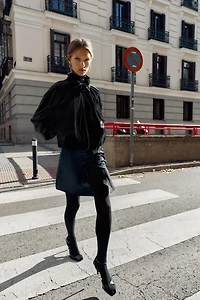 BLOUSON BOMBER EN VELOURS