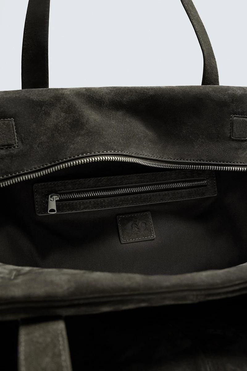 XL LEATHER TRAVEL BAG