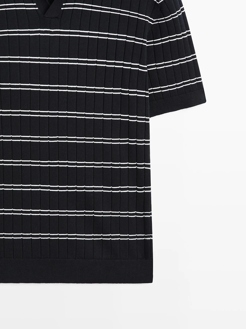 Pull rayé en coton