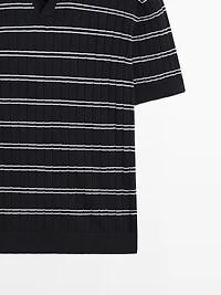 Pull rayé en coton