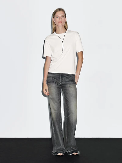 T-shirt manches courtes couture dos