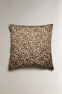 SATEEN PILLOWCASE WITH ANIMAL PRINT