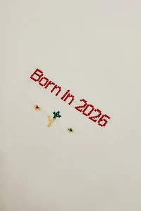 HOUSSE DE COUSSIN ENFANT "BORN IN 2026"