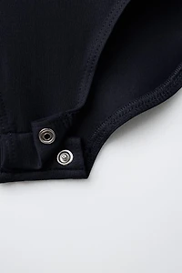 CUT OUT POLYAMIDE BODYSUIT