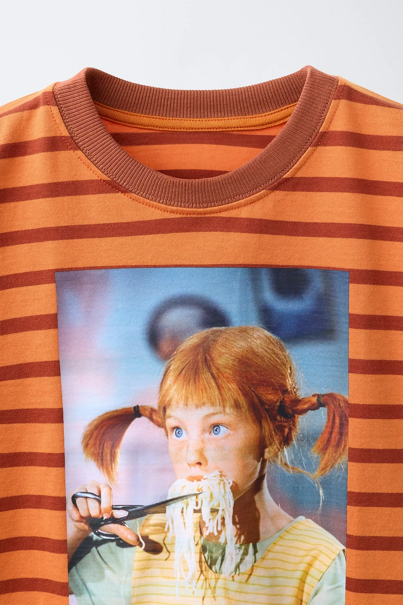 T-SHIRT À RAYURES FIFI BRINDACIER © ASTRID LINDGREN COMPANY