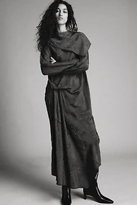 ZW COLLECTION JACQUARD BANDANA DRESS