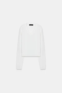 V-NECK KNIT JUMPER