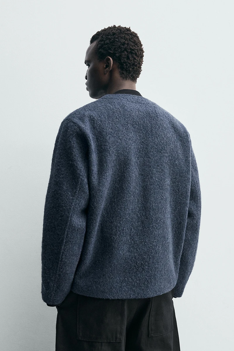 CARDIGAN AVEC TEXTURE DE LAINE
