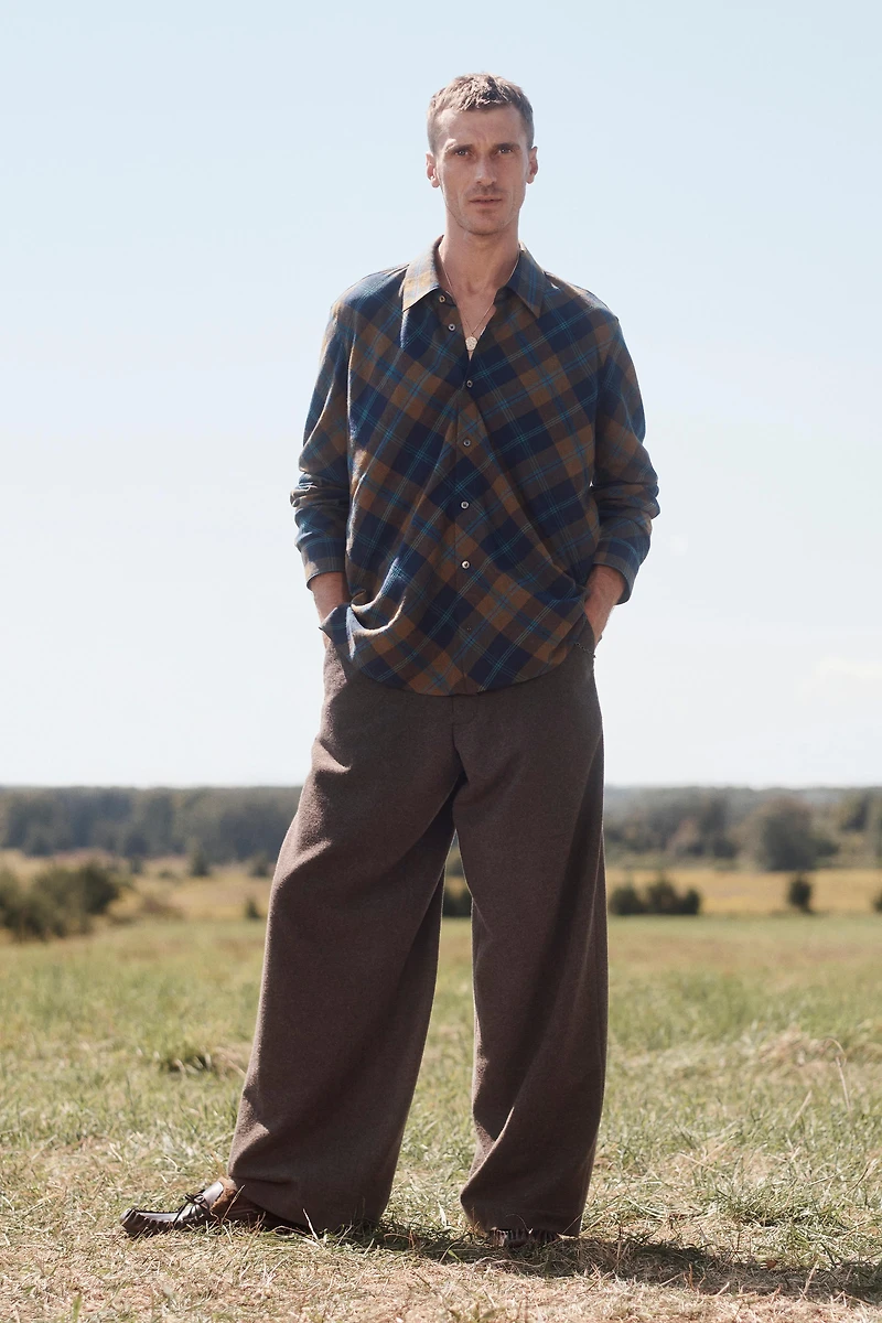 CHEMISE FLUIDE À CARREAUX ÉDITION LIMITÉE