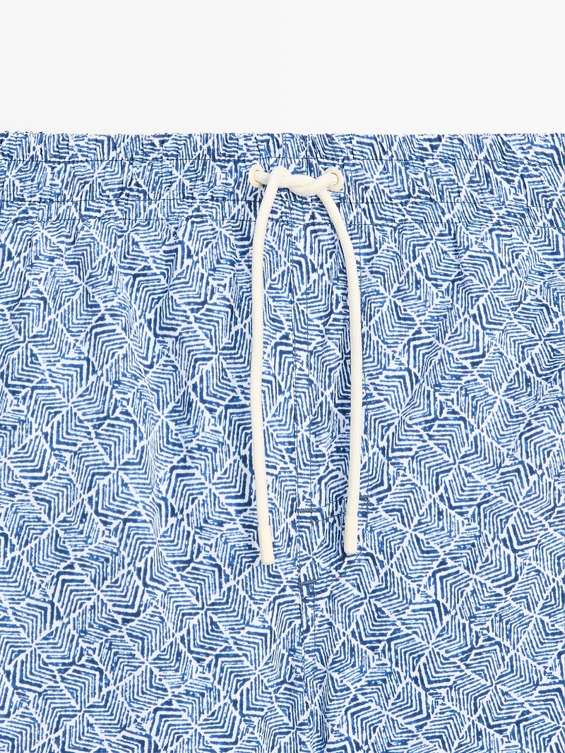 Short de bain imprim