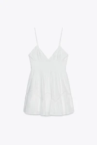 EMBROIDERED SHORT DRESS