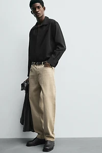 FLOWY POLO SHIRT