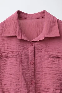 FLOWY SHIRT WITH ELASTIC