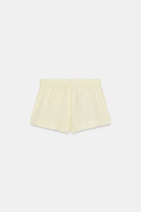 STRIPED POPLIN SHORTS