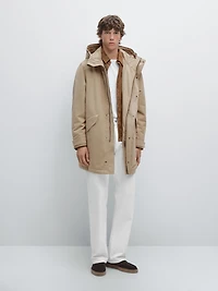 Parka tissu déperlant toucher pêche