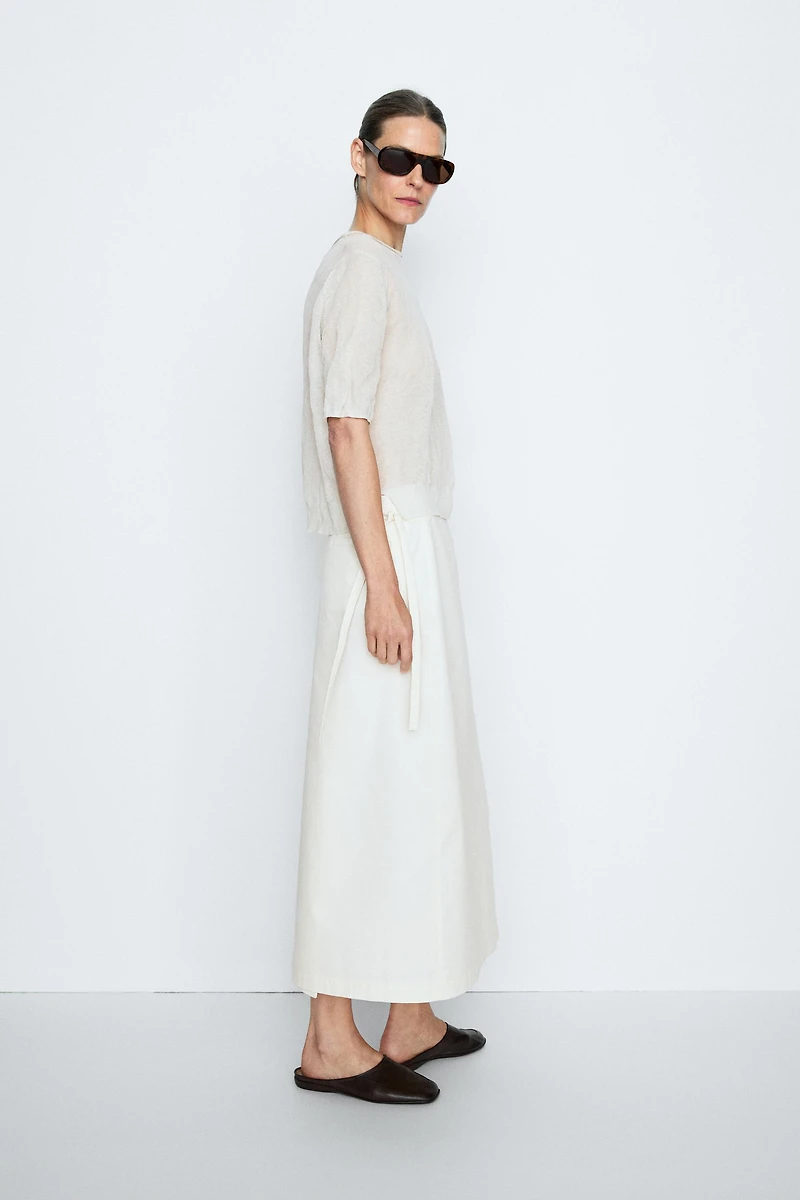Wrap midi skirt - STUDIO