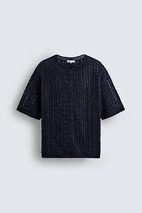 T-SHIRT STRUCTURÉ CROCHET