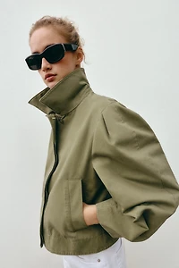 WASHED EFFECT SHORT JACKET