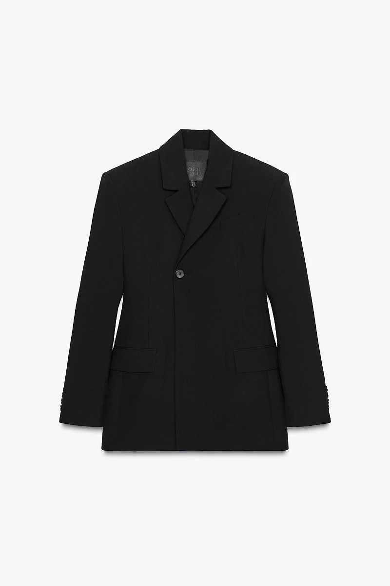ZW COLLECTION FITTED BUTTON BLAZER