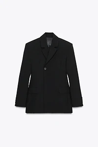 ZW COLLECTION FITTED BUTTON BLAZER