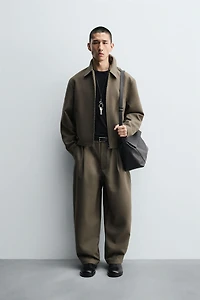 PANTALON BALLOON FIT À PLIS