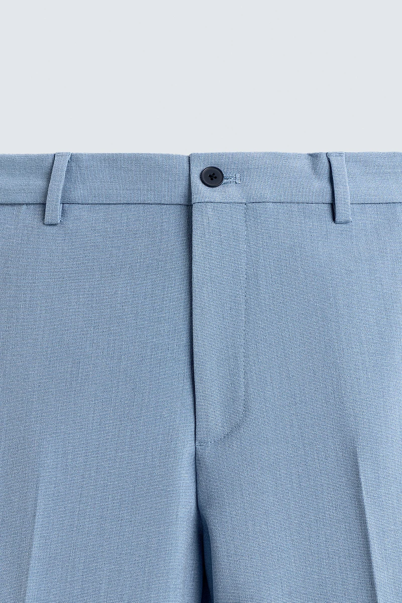 TEXTURED COMFORT SUIT PANTS