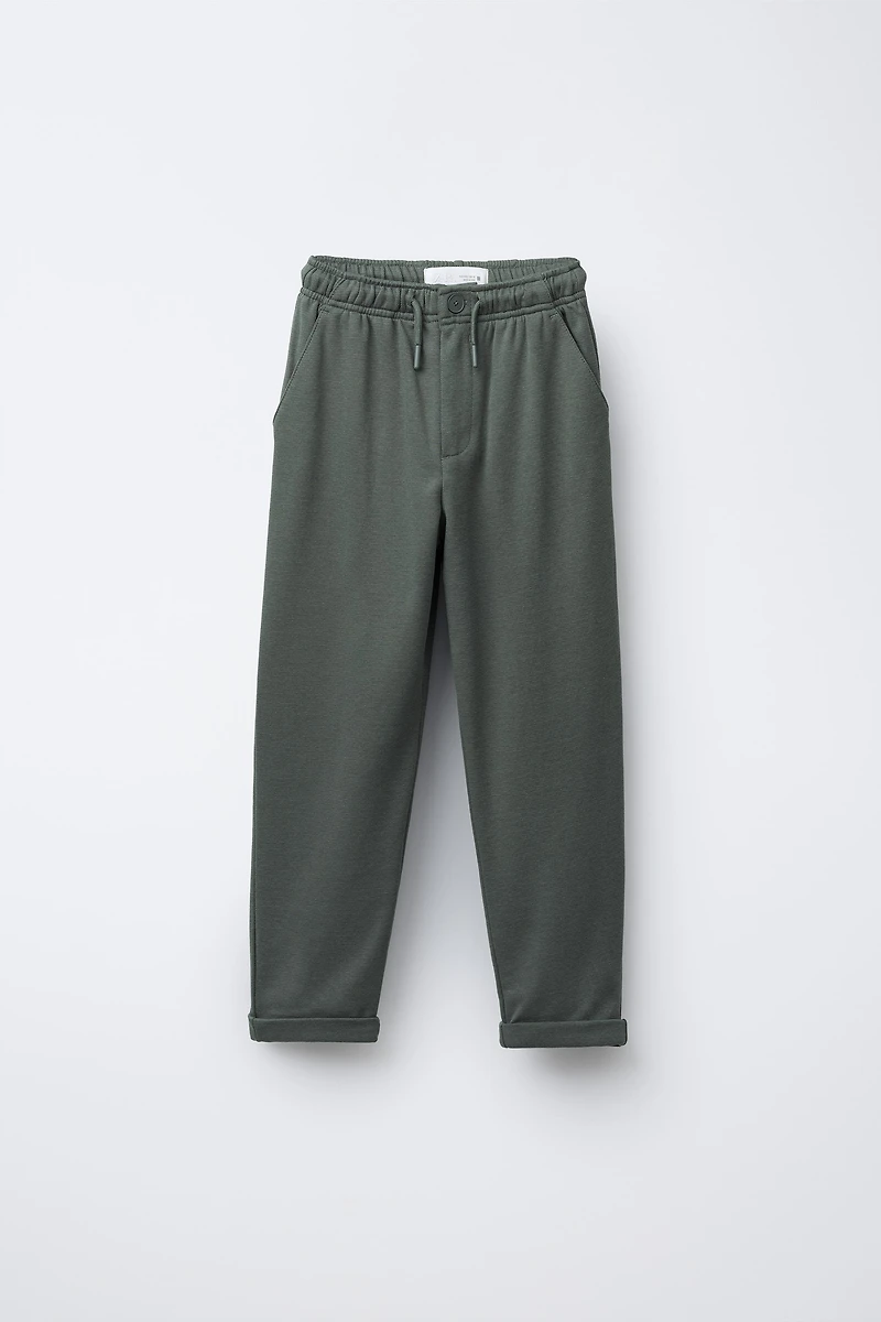 ELASTICIZED COMFORT PANTS