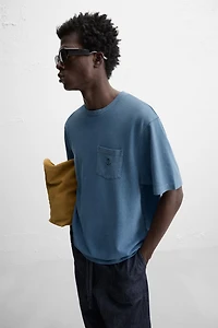 EMBROIDERED PIQUÉ T-SHIRT