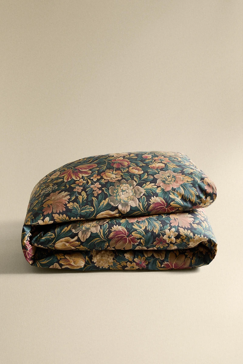 HOUSSE DE COUETTE IMPRIMÉ FLEURS