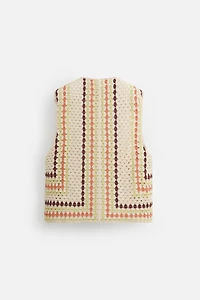 GILET STRUCTURE CROCHET