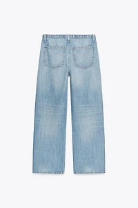 PANTALON FLUIDE DENIM TRF CORDON