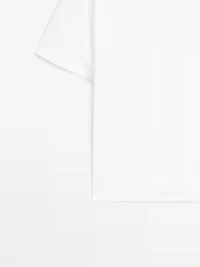 T-shirt à manches courtes en coton mélang