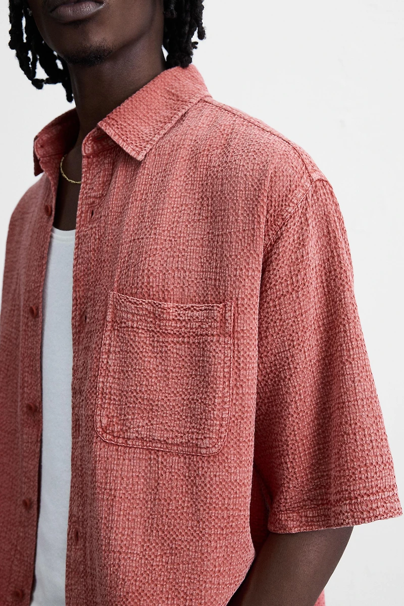 WASHED TEXTURE SHIRT