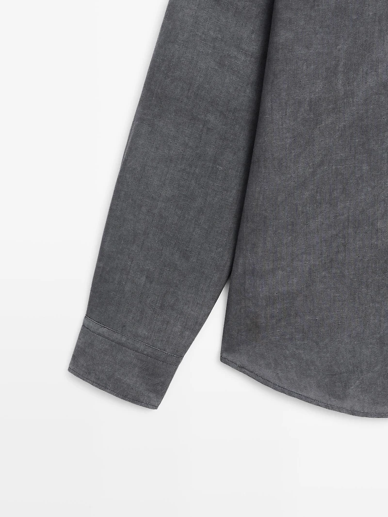 Regular fit flowing shirt