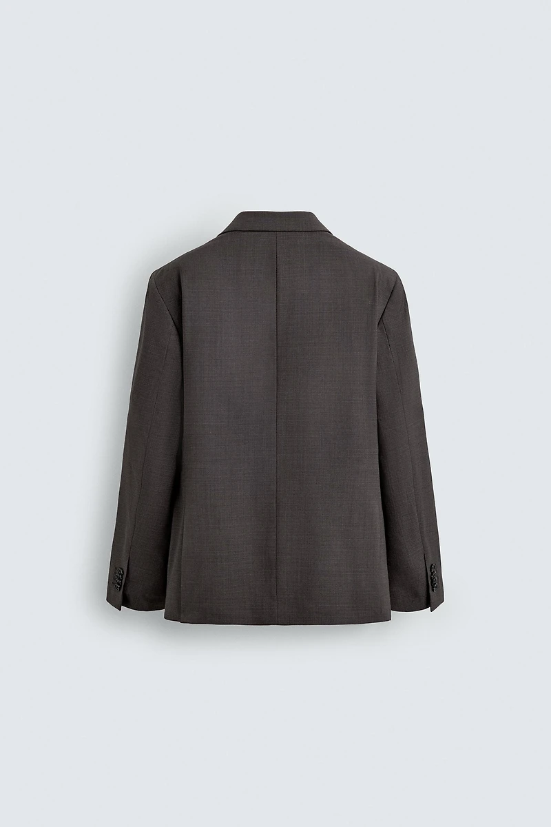 TEXTURED SUIT BLAZER