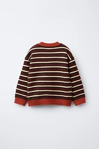 STRIPED KNIT SWEATER
