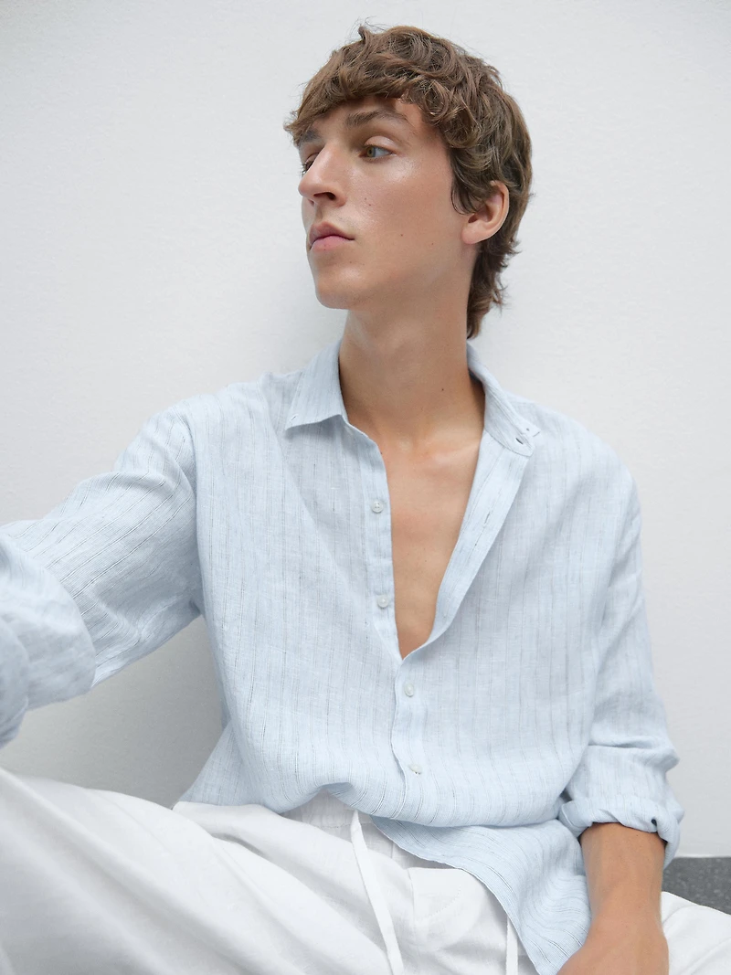 Regular fit striped shirt