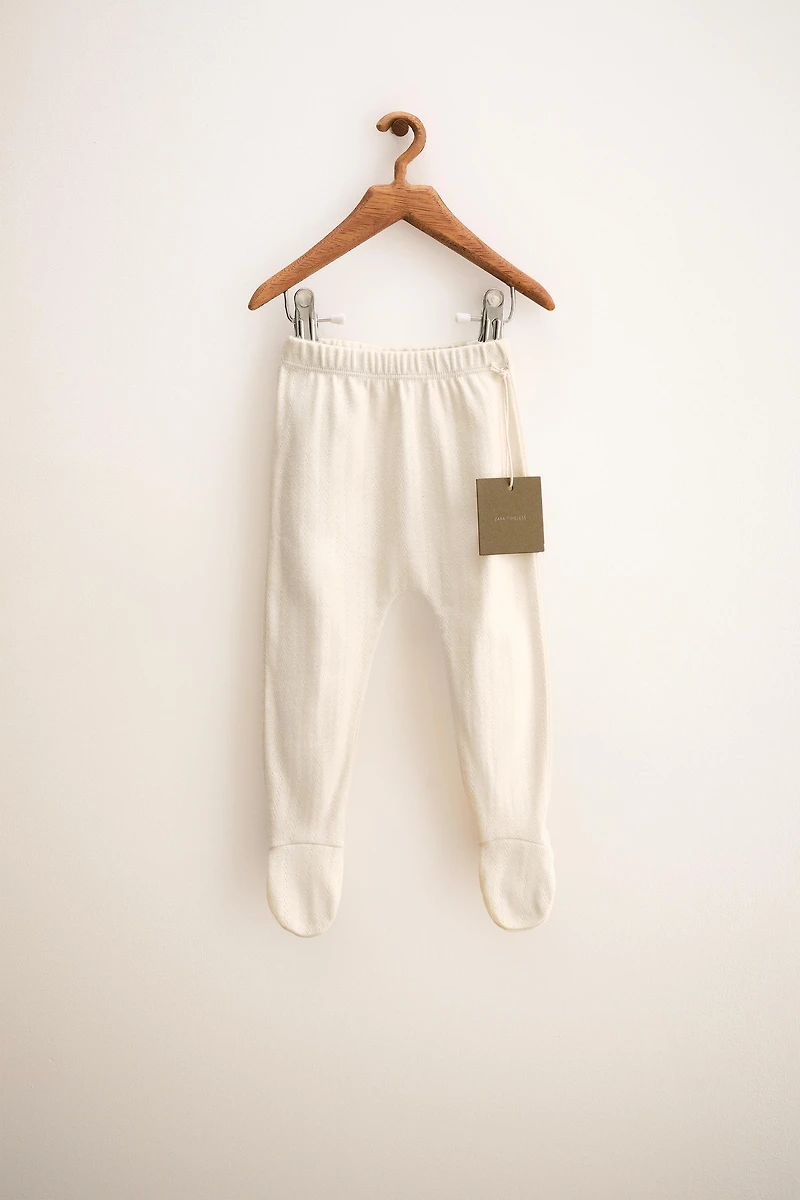 ZARA TIMELESS - POINTELLE LEGGINGS