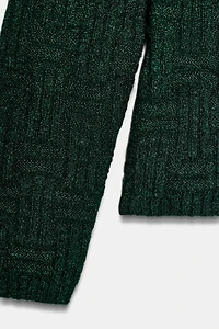 ASYMMETRIC TEXTURED KNIT JUMPER