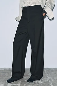 MINIMAL WOOL PANTS ZW COLLECTION