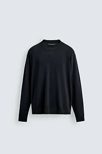 REGULAR FIT TEXTURED KNIT SWEATER